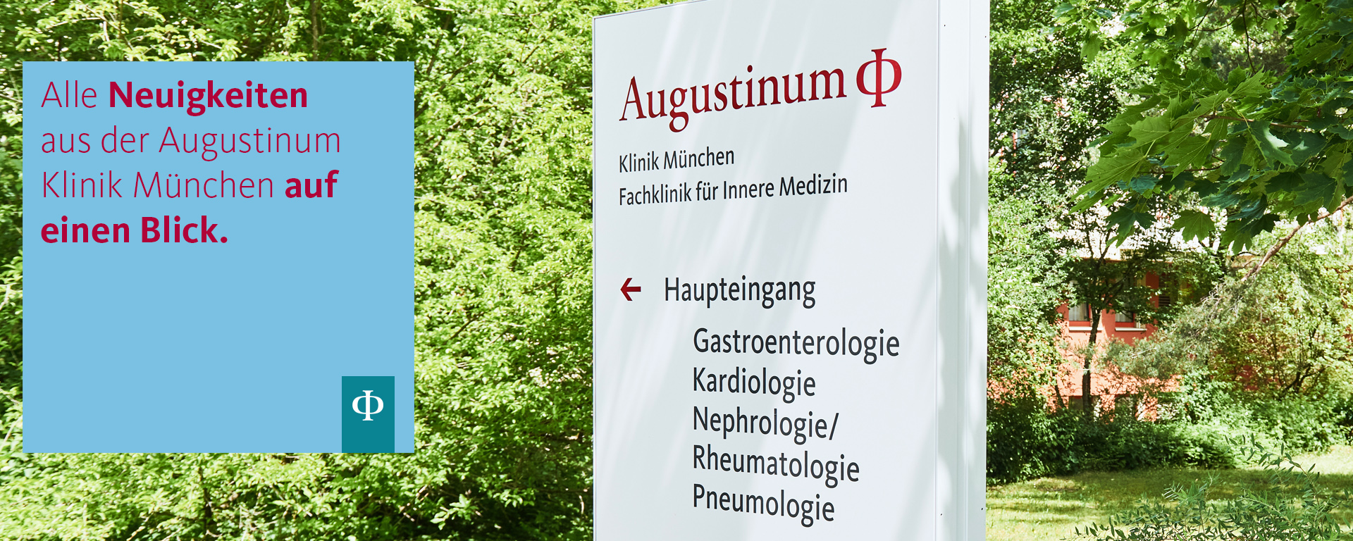 Augustinum Klinik Aktuelles Alle Neuigkeiten aus der Augustinum Klinik München auf einen Blick.