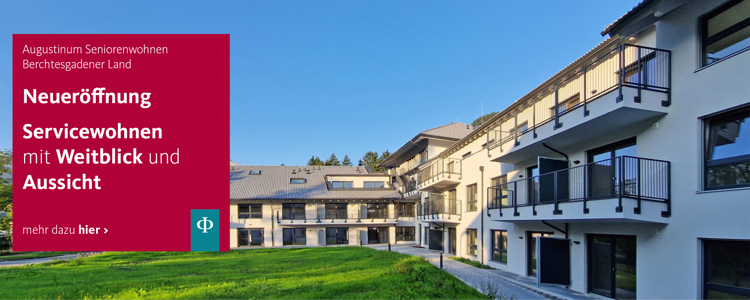 Augustinum Berchtesgadener Land Augustinum Seniorenwohnen Berchtesgadener Land: Neueröffnung, Servicewohnen mit Weitblick und Aussicht