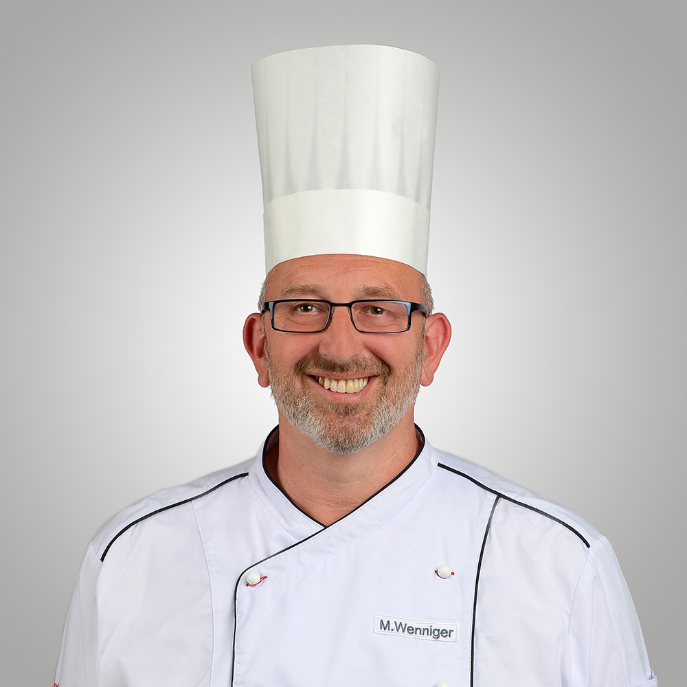 Marco Wenninger, Betriebsleiter Gastronomie Porträtaufnahme von Marco Wenninger