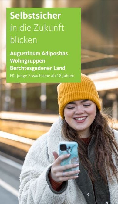 Angebot teilbetreute Wohngruppen Selbstsicher in die Zukunft blicken: Augustinum Adipositas Wohngruppen Berchtesgadener Land für junge Erwachsene ab 18 Jahren