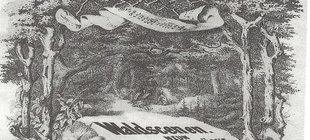 Titelblatt der Erstausgabe von Schumanns "Waldszenen"