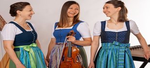 Das Trio Vielsaitig Drei Frauen mit Instrumenten