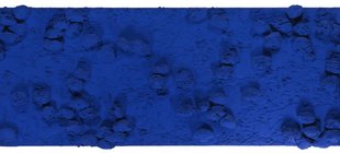 Blaues Gemälde mit Struktur Blaues Gemälde mit Struktur