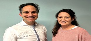 Vortrag über die Bedeutung des Auges in der Naturheilkunde M. Graf und T. Verlat in Frontalansicht