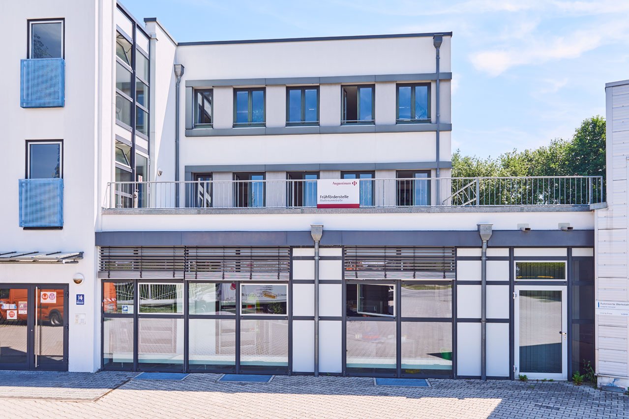 Augustinum Frühförderstelle Muthmannstraße Der Eingang der Frühförderstelle des Augustinum in der Muthmannstraße