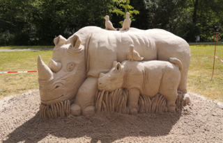 Vergängliche Kunst aus Sand Vergängliche Kunst aus Sand