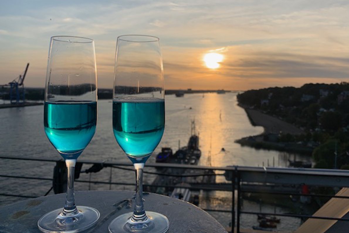 Hier passt sogar die Farbe der Getränke zum Anlass der Feier. Hier passt sogar die Farbe der Getränke zum Anlass der Feier.