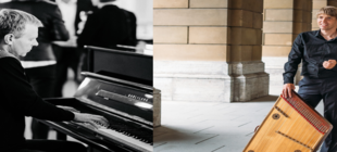 Klavierspieler und Zymbalspieler Klavierspieler und Zymbalspieler