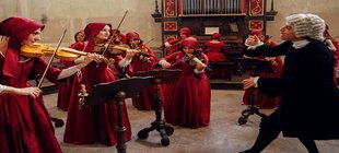 Musikerinnen Musikerinnen in historischen Gewändern