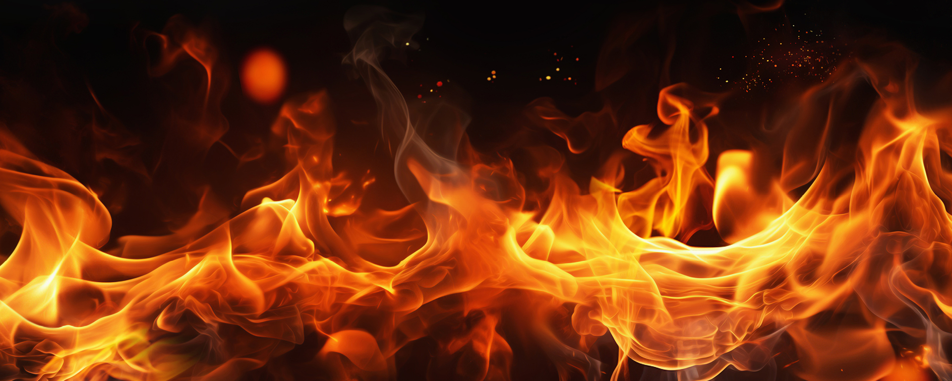 Feuer in der Nahaufnahme Eine Nahaufnahme von Feuer