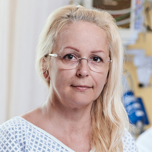 Testimonial Patientin Kardiologie Porträtaufnahme einer Patientin der Augustinum Klinik