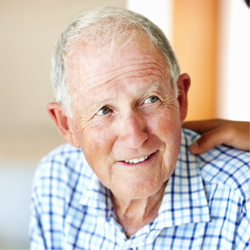 Patient der Klinik Porträtaufnahme eines Patienten der Augustinum Klinik