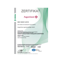 Zertifikat Energiemanagement Zertifikat für das Energiemanagement des Augustinum