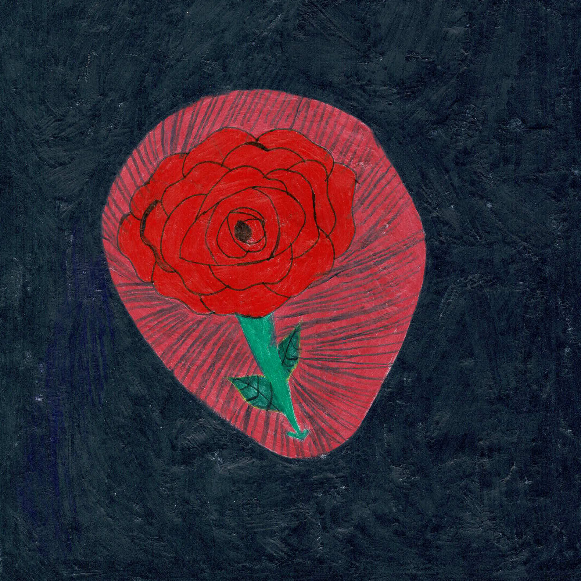 Tansu Gül Gemalte Rose von Tansu Gül Atelier Augustinum