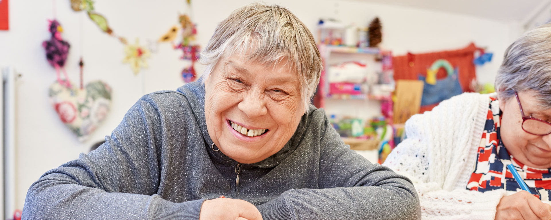 Klientin der Augustinum Seniorentagesstätte Klientin der Augustinum Seniorentagesstätte