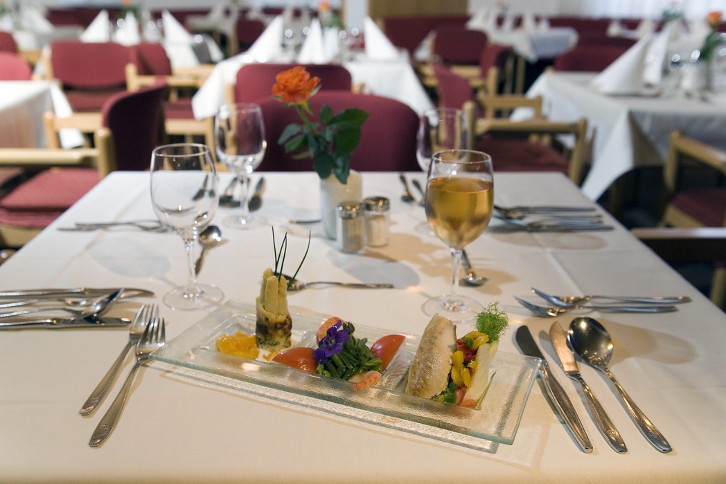 Das gastronomische Angebot im Augustinum Roth besitzt das Niveau gehobener Hotelgastronomie. Das gastronomische Angebot im Augustinum Roth besitzt das Niveau gehobener Hotelgastronomie.