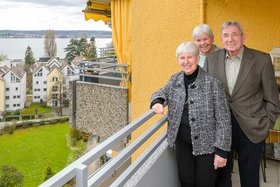 Drei Bewohner*innen des Augustinum Überlingen