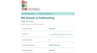 BeWoBe entwickelt Online-Tool zur Vermittlung von Wohnungen für Menschen mit Behinderung BeWoBe entwickelt Online-Tool zur Vermittlung von Wohnungen für Menschen mit Behinderung