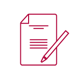 Unterlagen Piktogramm eines Notizzettels