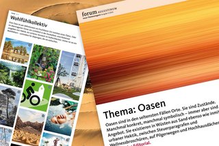 Oasen – Orte und Zustände, konkret und symbolisch   Oasen – Orte und Zustände, konkret und symbolisch
