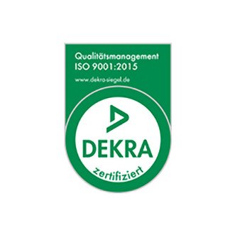DEKRA Qualitätsmanagement ISO 9001:2015 - Dekra zertifiziert