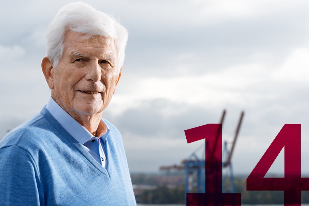 Höchste Qualitätsstandards in allen Bereichen Porträtaufnahme eines Seniors