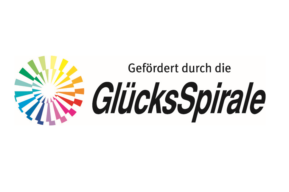 GlücksSpirale Logo Gefördert durch die GlücksSpirale