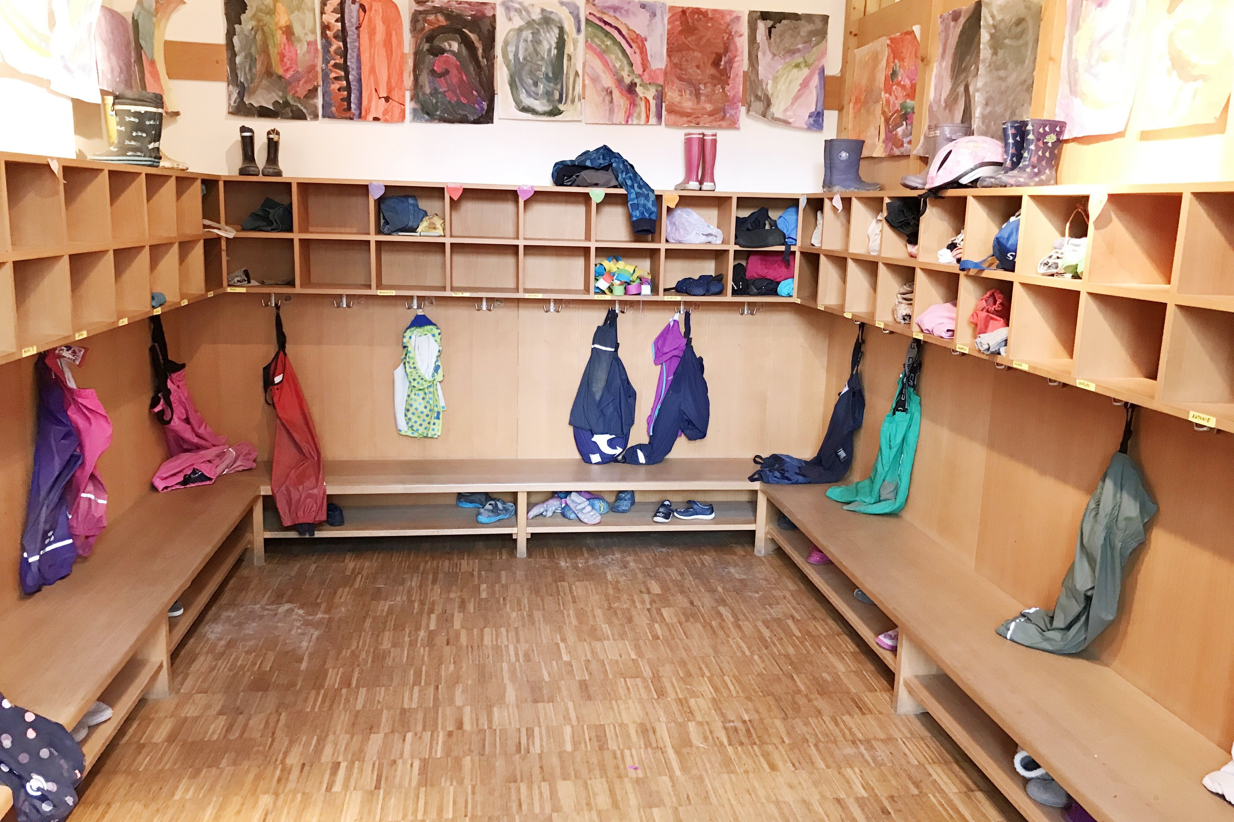 Augustinum Kindergarten Christuskirche Garderobe Die Garderobe des Augustinum Kindergarten Christuskirche