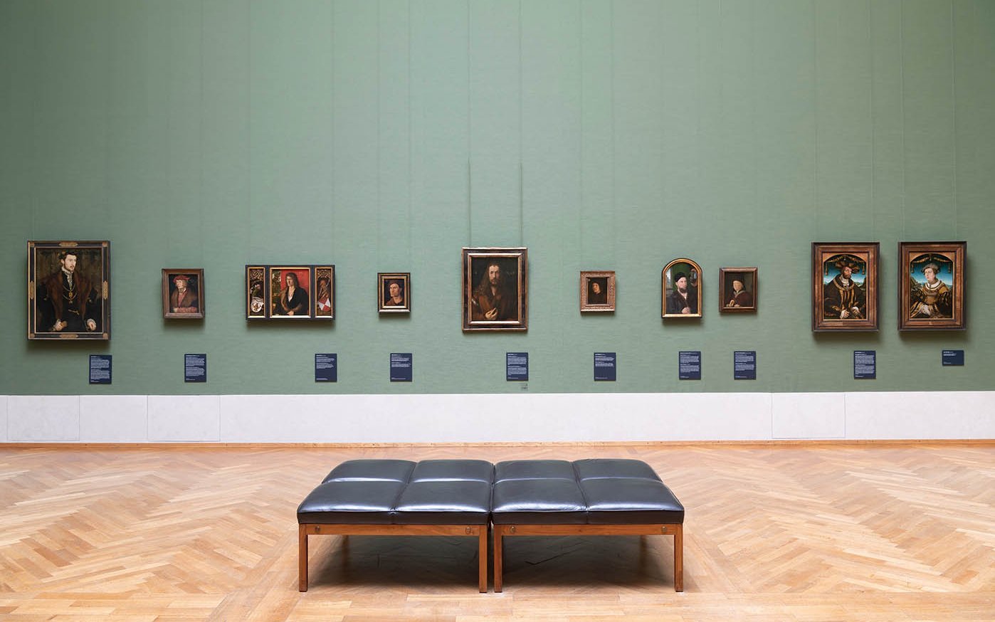 Ausstellungssaal in der Alten Pinakothek in München