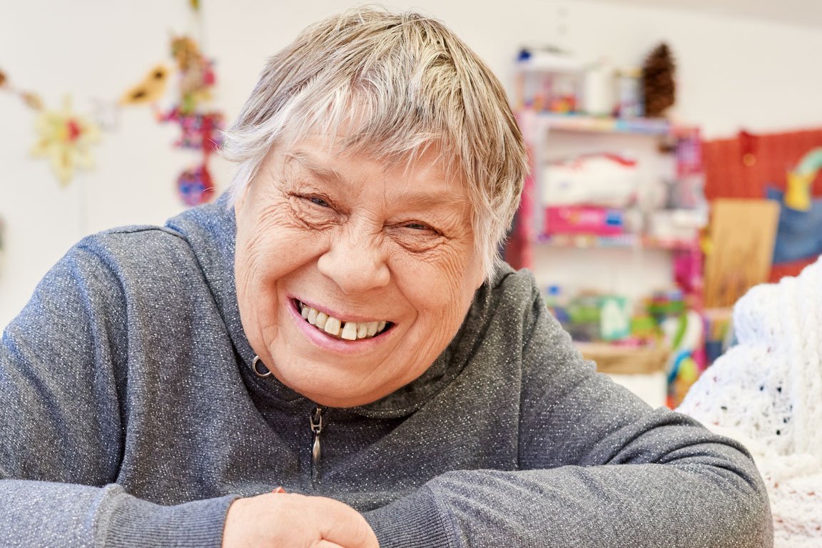 Klientin der Augustinum Seniorentagesstätte Klientin der Augustinum Seniorentagesstätte