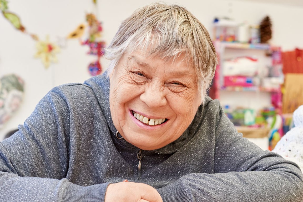 Klientin der Augustinum Seniorentagesstätte Klientin der Augustinum Seniorentagesstätte