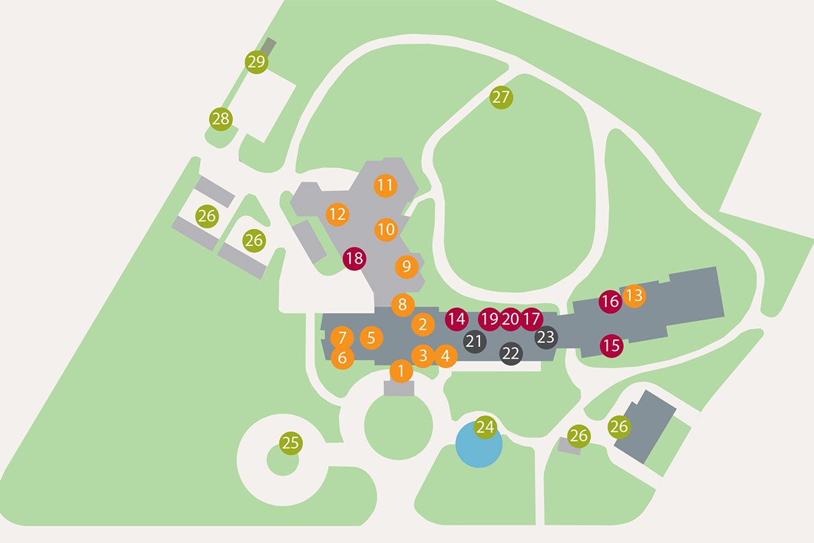 Augustinum Seniorenresidenz Detmold Lageplan Lageplan der Seniorenresidenz in Detmold